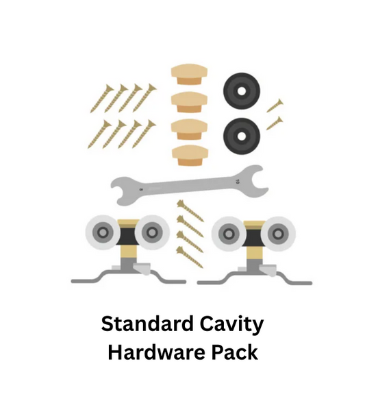 Cavity Slider  1980mm Height 90mm Stud Single Grooved  Pine OPTI Cavity